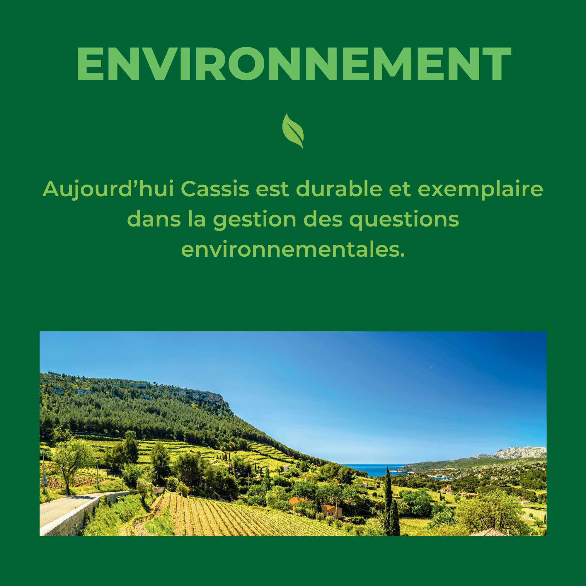 Notre parti CASSIS - PROGRAMME ENVIRONNEMENT