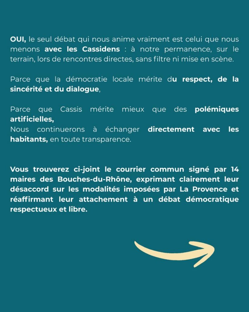Notre parti CASSIS - COMMUNIQUÉ débat 03 février 2026 - Municipales CASSIS 2026